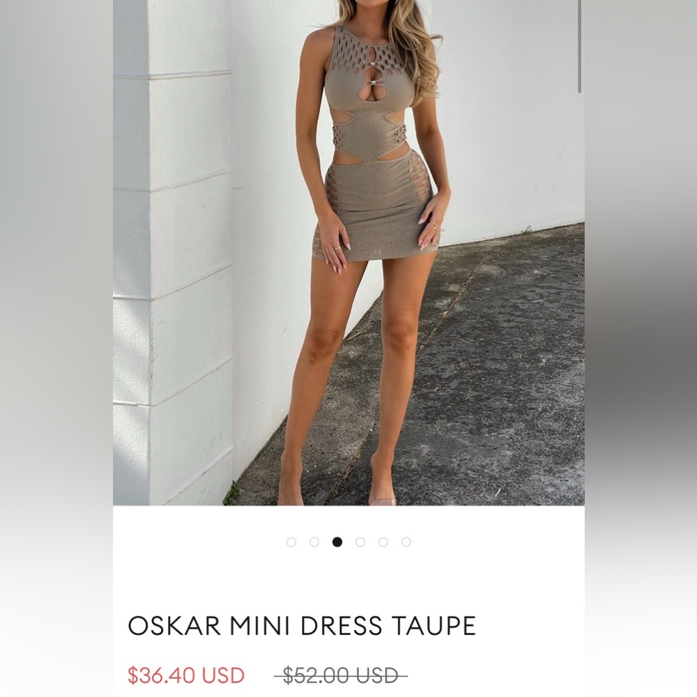 OUTCAST MINI DRESS NWT